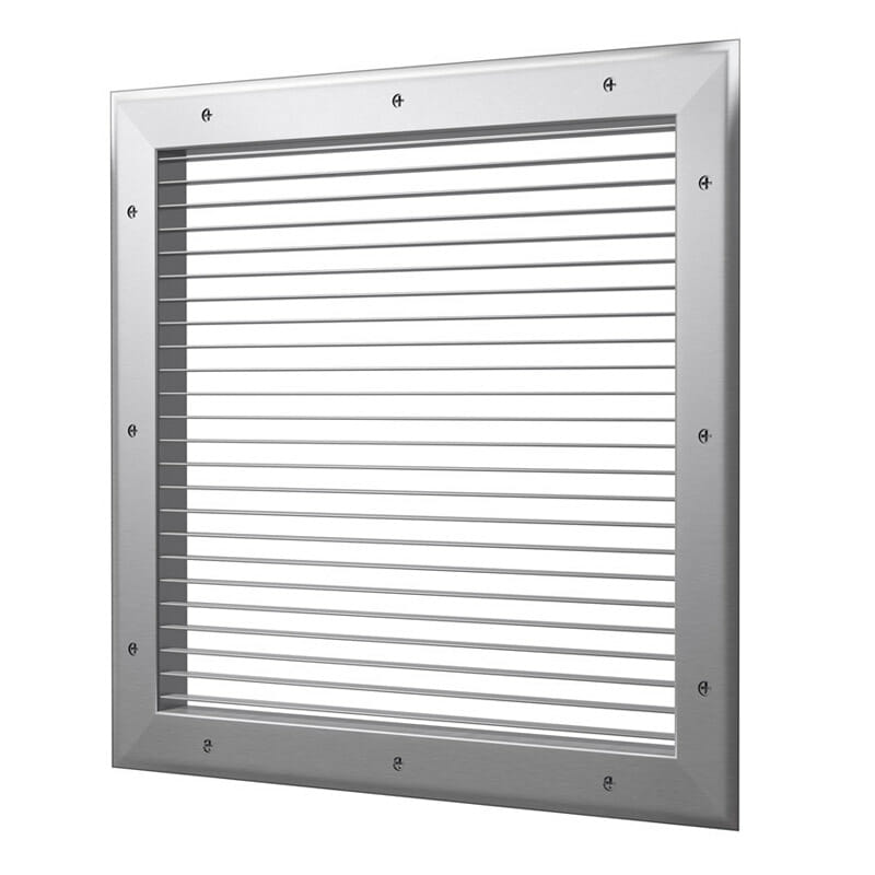550 Series — Single Deflection Return Grille – 0° or 45°