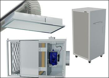 indoor air quality HEPA filters from AJ Mfg