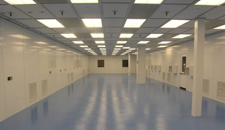 an empty cleanroom