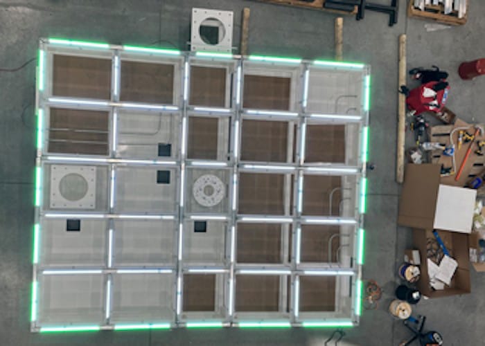 SS-CARES ceiling system we recently completed for a new operating room at New York-Presbyterian Hospital.